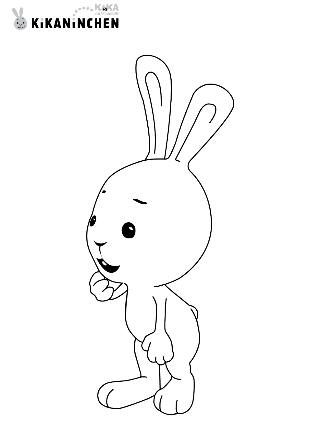 ausmalbilder von kikaninchen