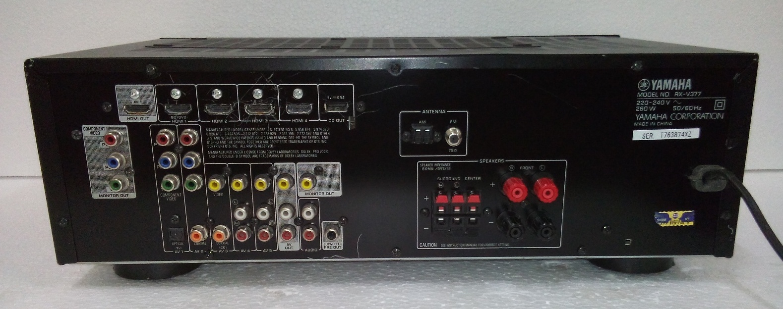 Rx-v377 Manual