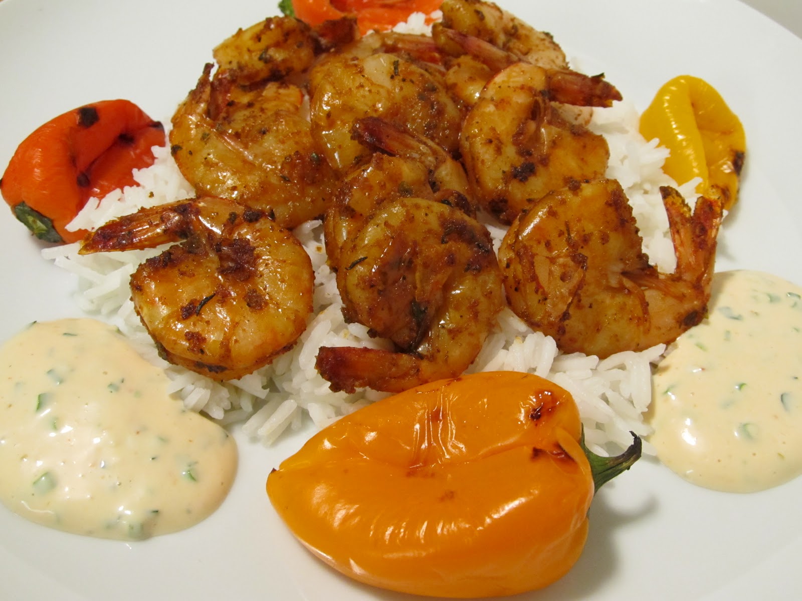 Jenn's Food Journey Cajun Spiced Grilled Shrimp with Remoulade