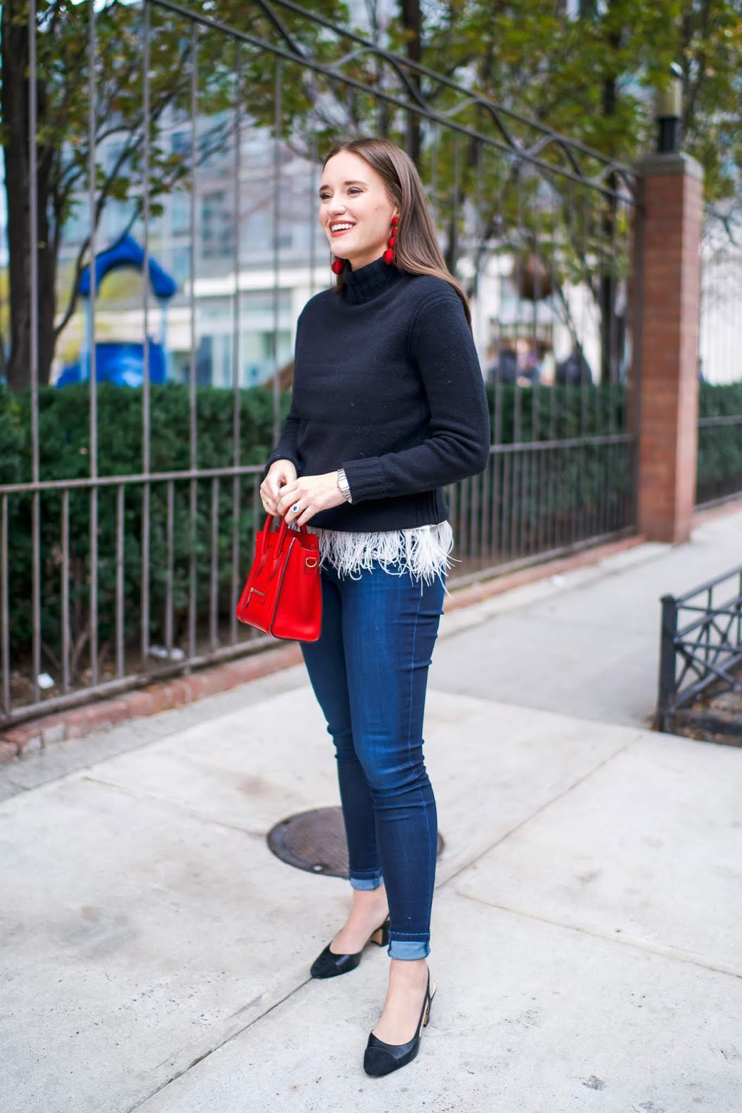 Dressed Up Casual Holiday Look Connecticut Fashion and Lifestyle Blog