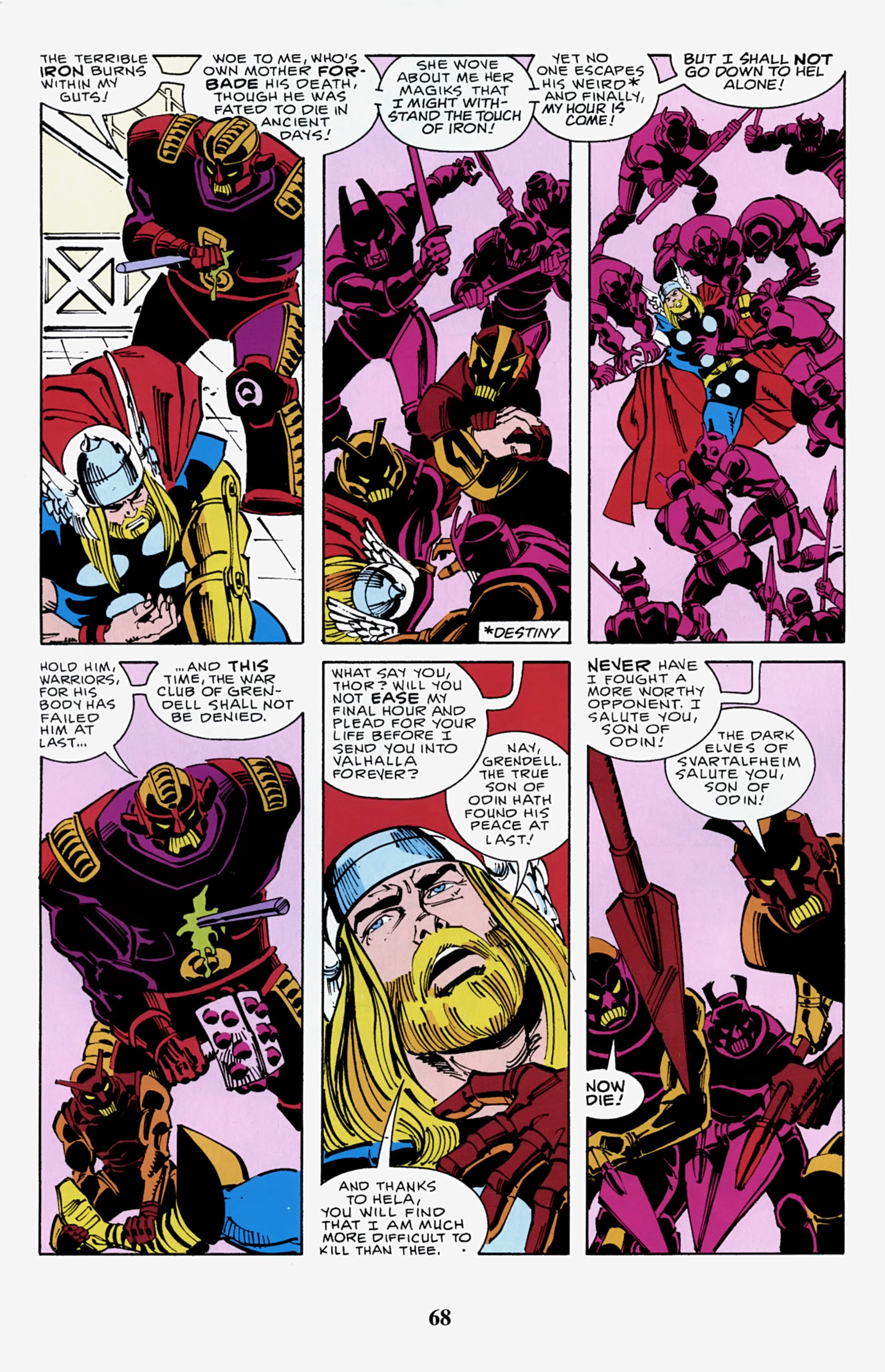 Read online Thor Visionaries: Walter Simonson comic -  Issue # TPB 5 - 70
