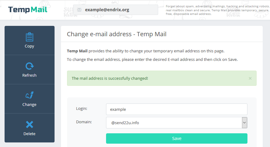 Temp mail почта