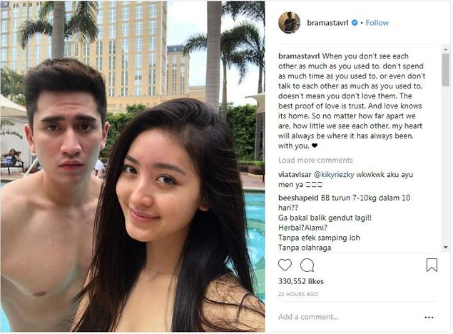 Berita Update Foto Bareng Pakai Baju Minim Verrel Natasha Wilona Tuai Hujatan