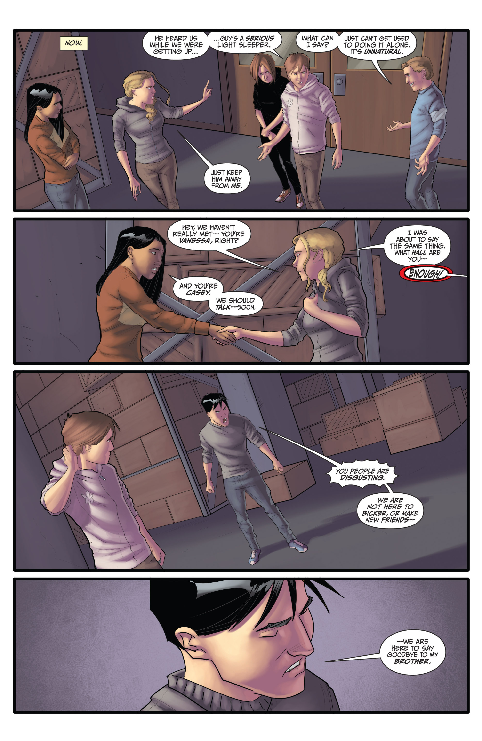 Read online Morning Glories comic -  Issue #34 - 11