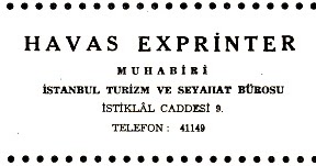 Oguz Topoglu Havas Exprinter Muhabiri Istanbul Turizm Ve Seyahat Burosu