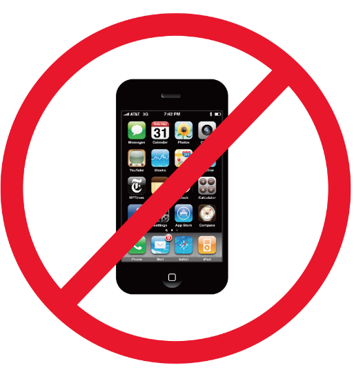 no cell phone in office