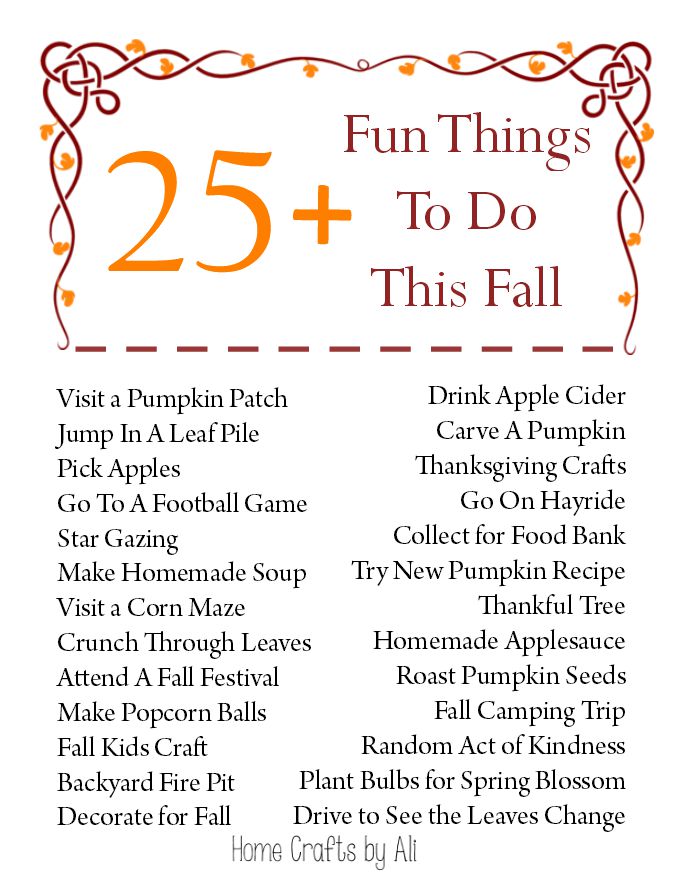 25 Fun Things To Do This Fall Home Crafts By Ali