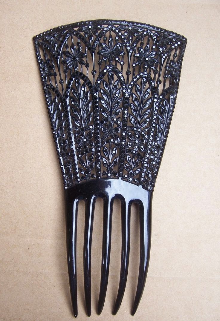 The Closet Historian Hair Comb History Highlight 9 Mourning Combs