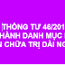 Danh Mục Bệnh Cần Chữa Trị Dài Ngày TT 46/2016
