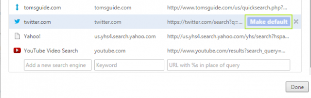 Cara Setting Website Menjadi Sebuah Search Engine/Mesin Pencari Utama pada Chrome 