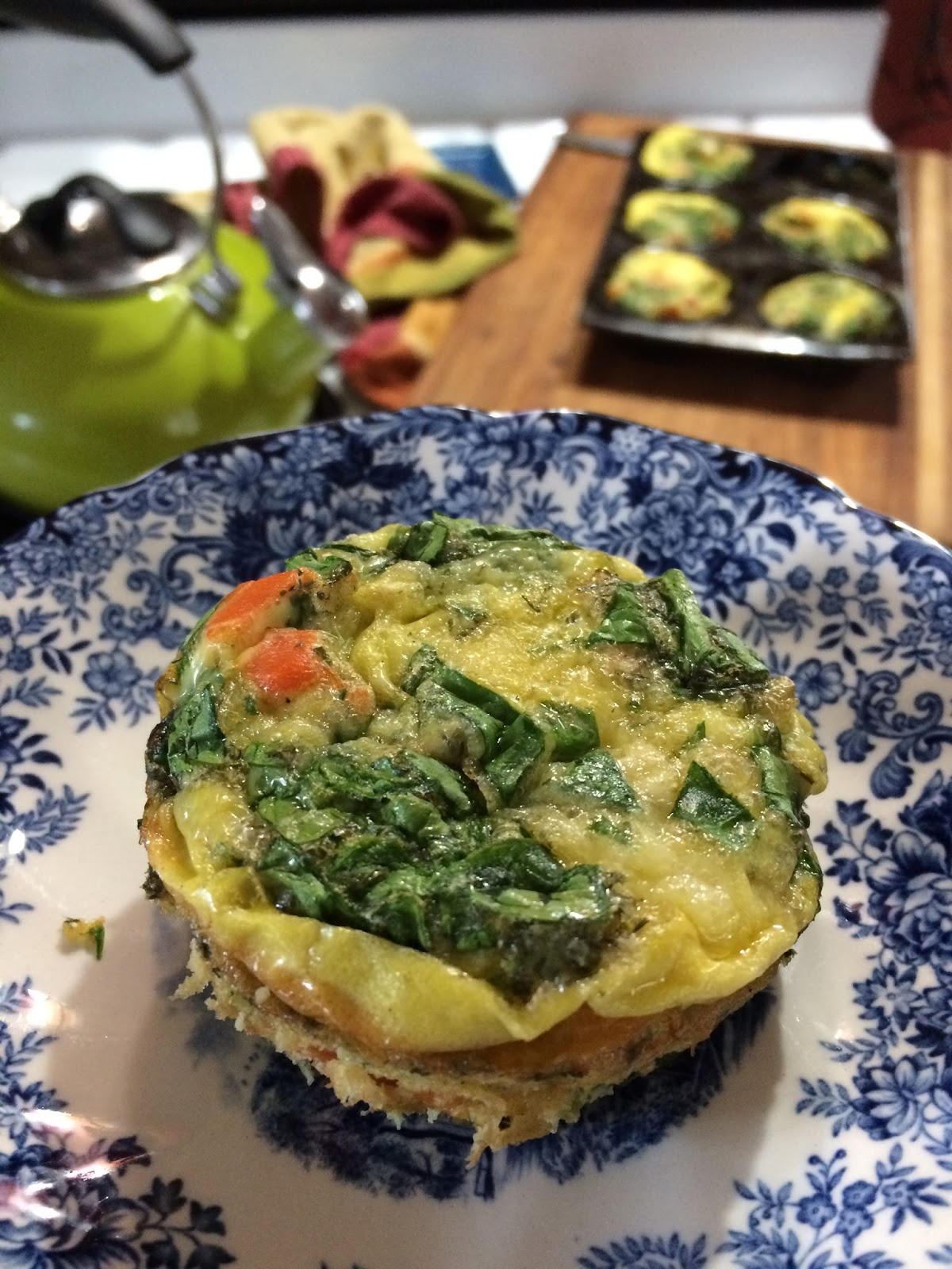 Sexy Sibo Salmon & Spinach Egg Muffins