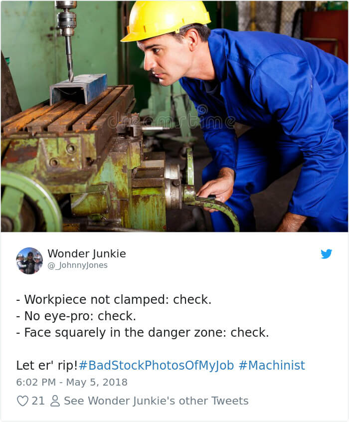 32 People Collected Hilarious Stock Photos While Doing Their Jobs And Are Now Sharing Them