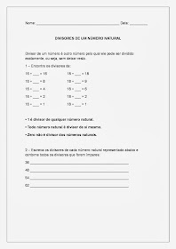 Múltiplos e Divisores - Multiplicação e Divisão parte 3 Múltiplos e Divisores - Multiplicação e Divisão parte 3