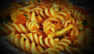 veg tomato pasta, recipe