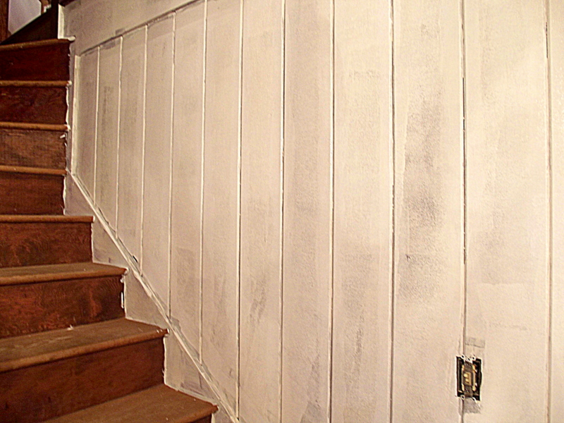 Morning by Morning Productions: Wood Walls are not Drywall! - How to