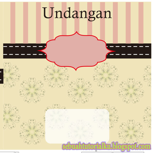 Membuat Undangan Pernikahan Dengan CorelDraw Sebuah