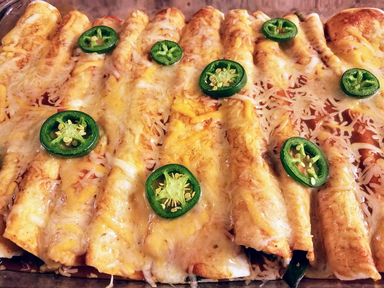 Spicy Poblano, Black Bean, and Quinoa Enchiladas
