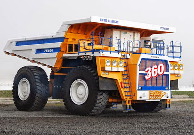 Belaz 75601 Mining Truck - maiores caminhões de mineração do mundo