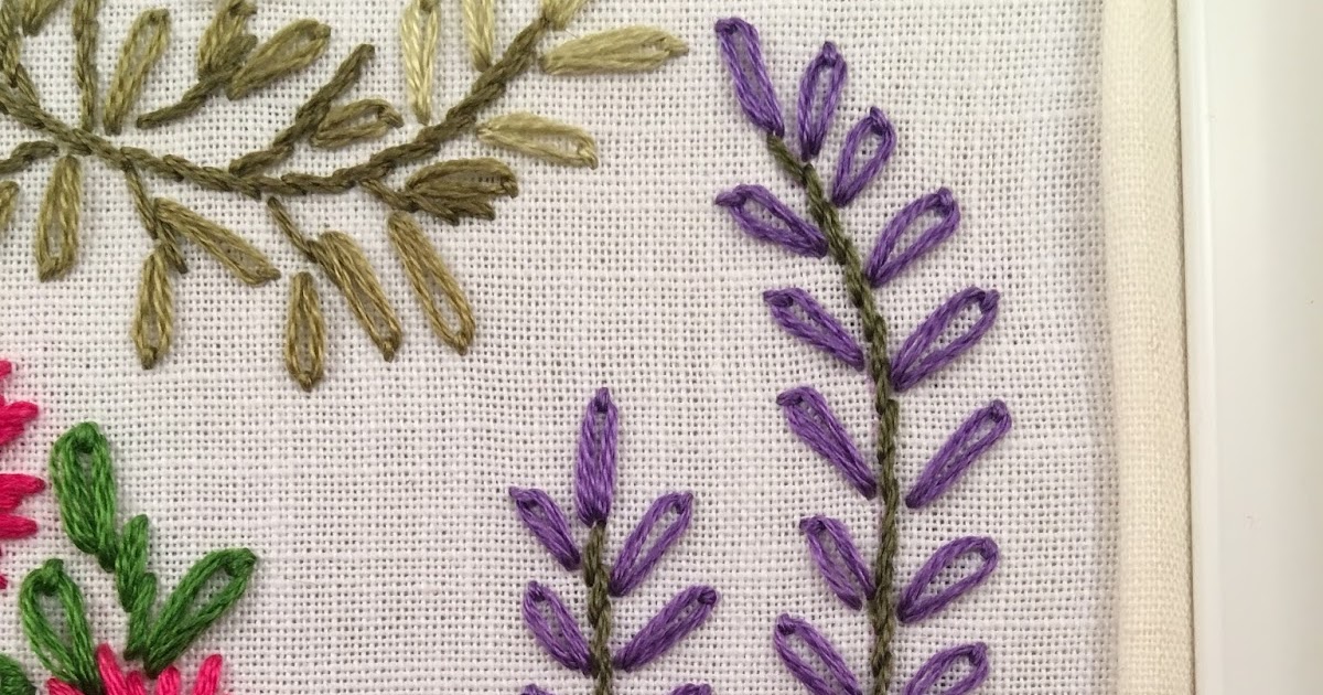 MooshieStitch Embroidered Lavender