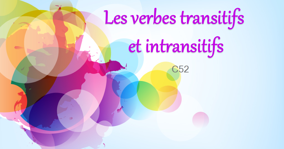 les verbe transitif et intransitif wikipedia