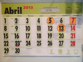 Calendario de Abril en la Nave