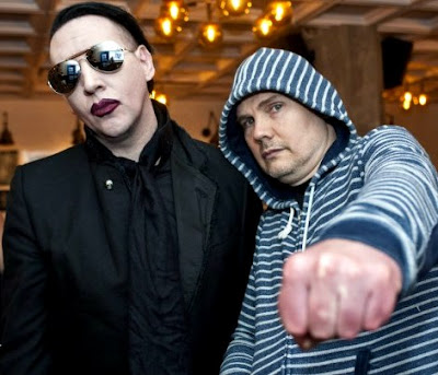 Billy Corgan y Marylin Manson Foto de Billy Corgan con su amigo