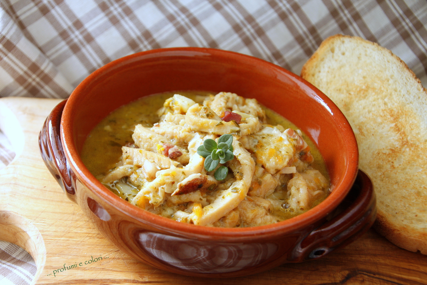 Zuppa di Trippa, patate e pancetta di L.Romanelli