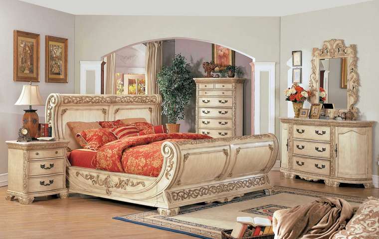 types of antique bedroom furniture