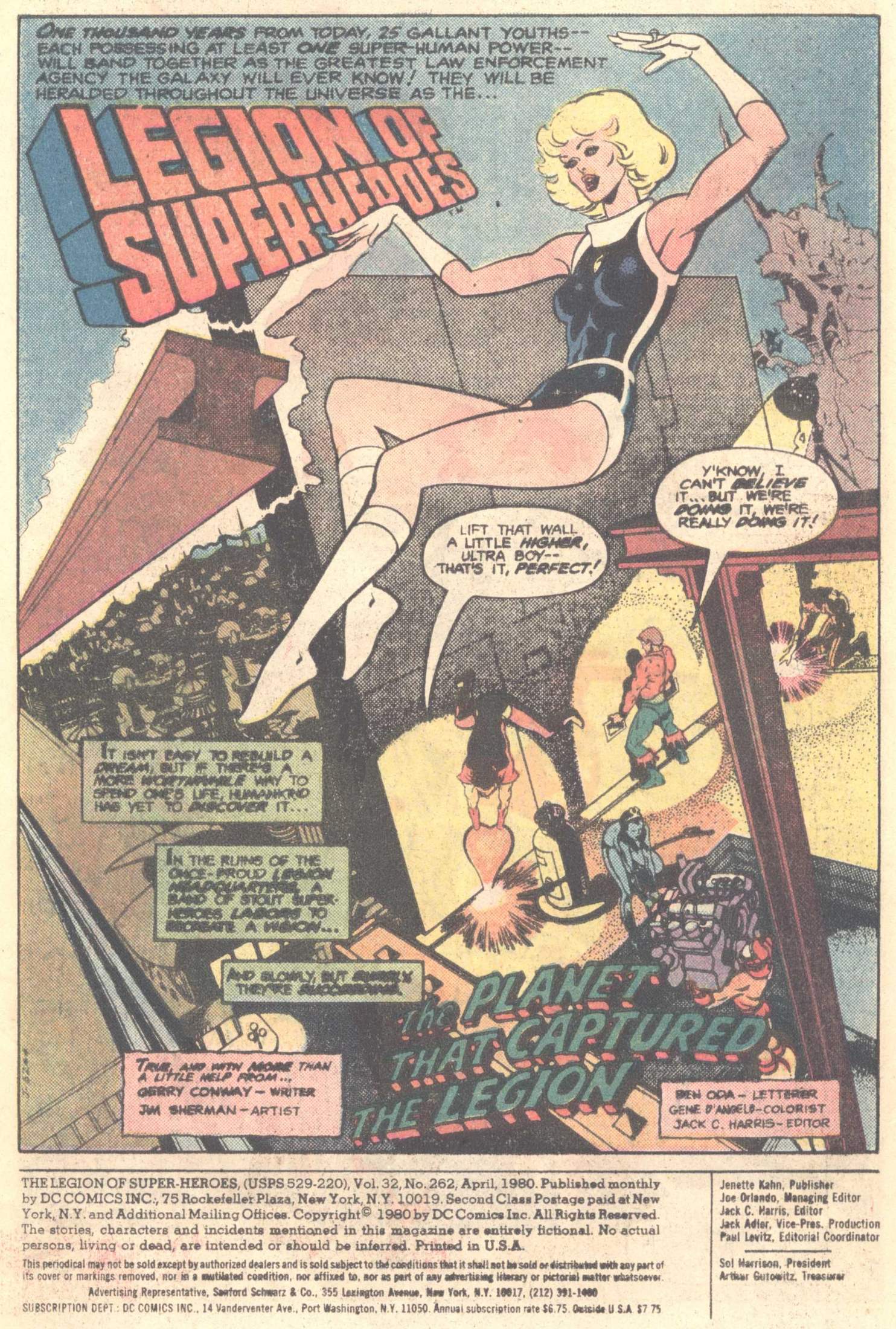 Legion of Super-Heroes (1980) 262 Page 2
