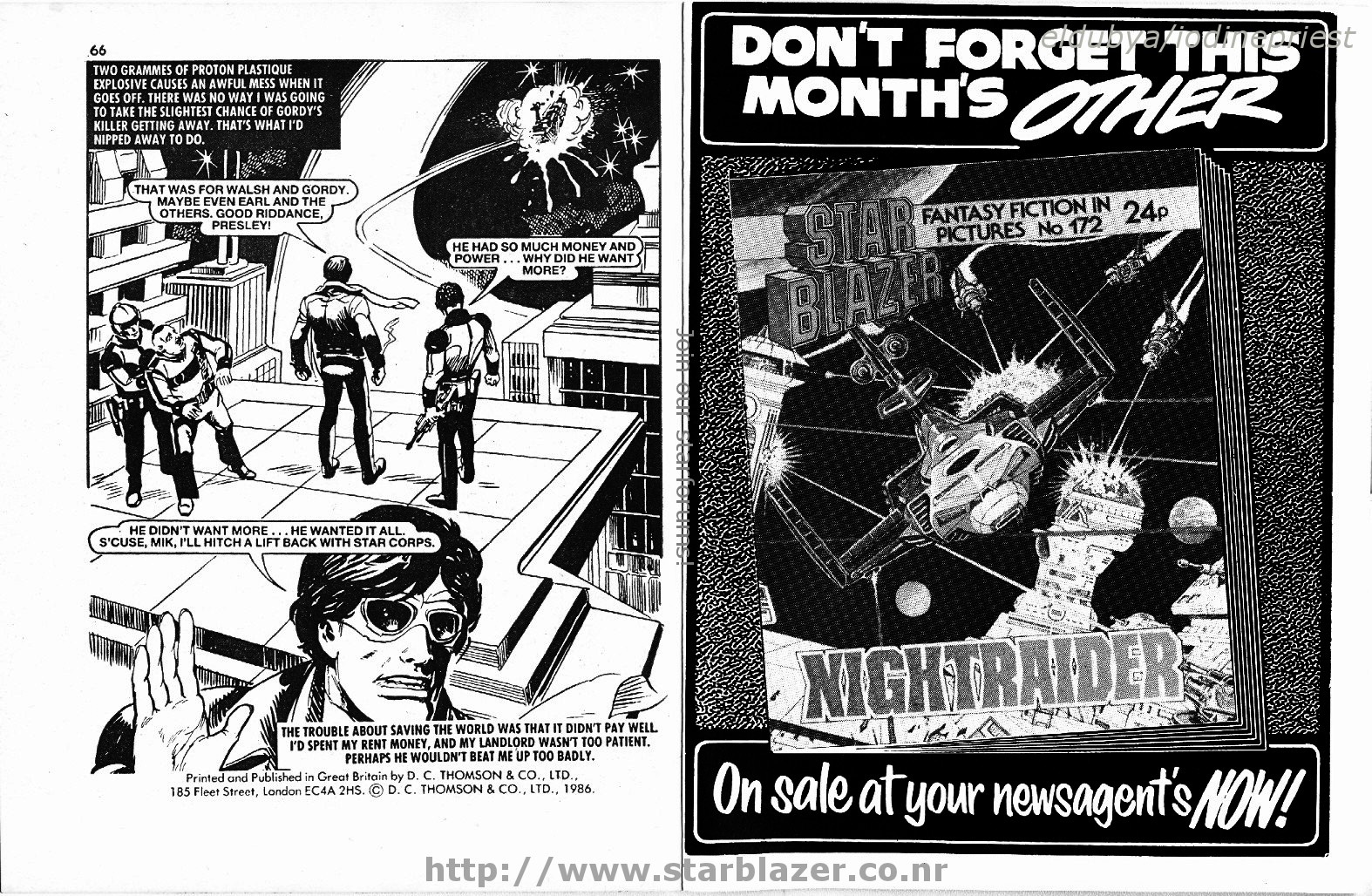 Read online Starblazer comic -  Issue #173 - 35