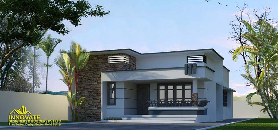 2 Bedroom Beautiful Home Plan For Just, Best House Plan Designers In Trivandrum