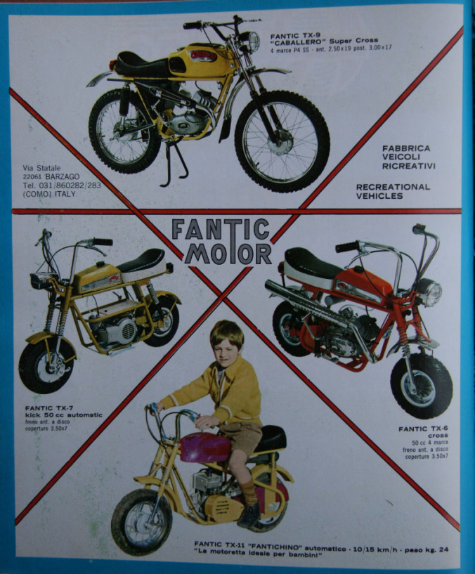 MMVV FANTIC MINIBIKE