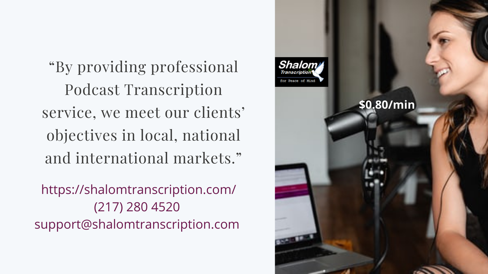 Podcast Transcription Service