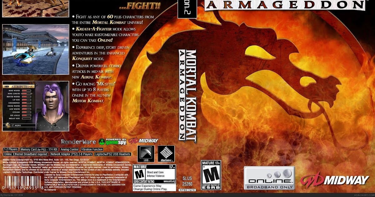 Baixar - Mortal Kombat: Armageddon Premium Edition - PT BR PS2 ️