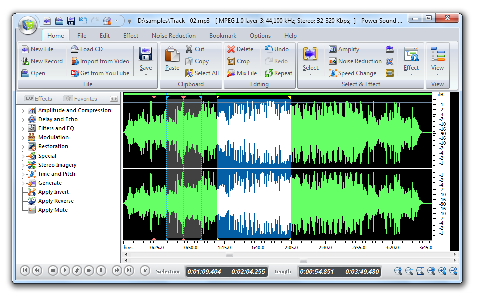 برنامج تعديل الصوت واضافة مؤثرات Wavepad Audio Editing للكمبيوتر والموبايل اقتني