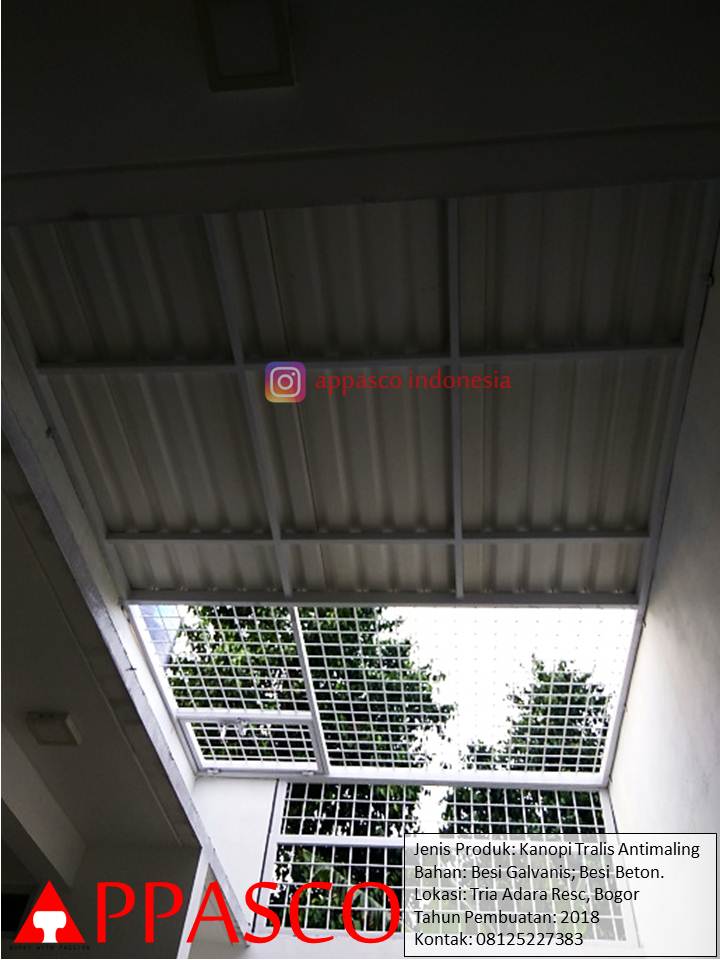 Kanopi Teralis Minimalis Anti Maling Atap Belakang Rumah di Bogor