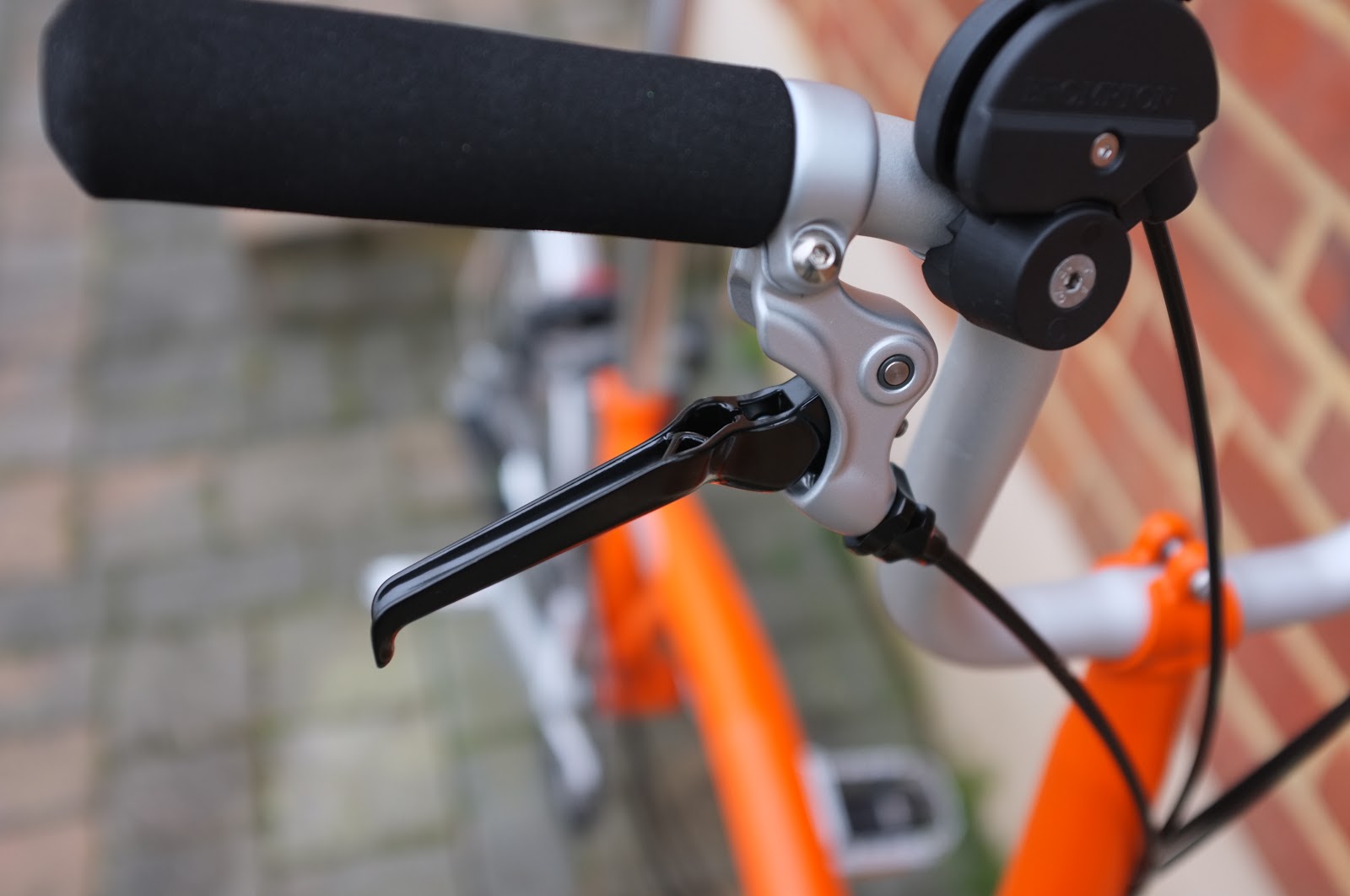 Plaquettes De Frein De Rechange London Craftwork Pour Vélo Brompton - Couleur Orange, Fabriquées Par Fibrax