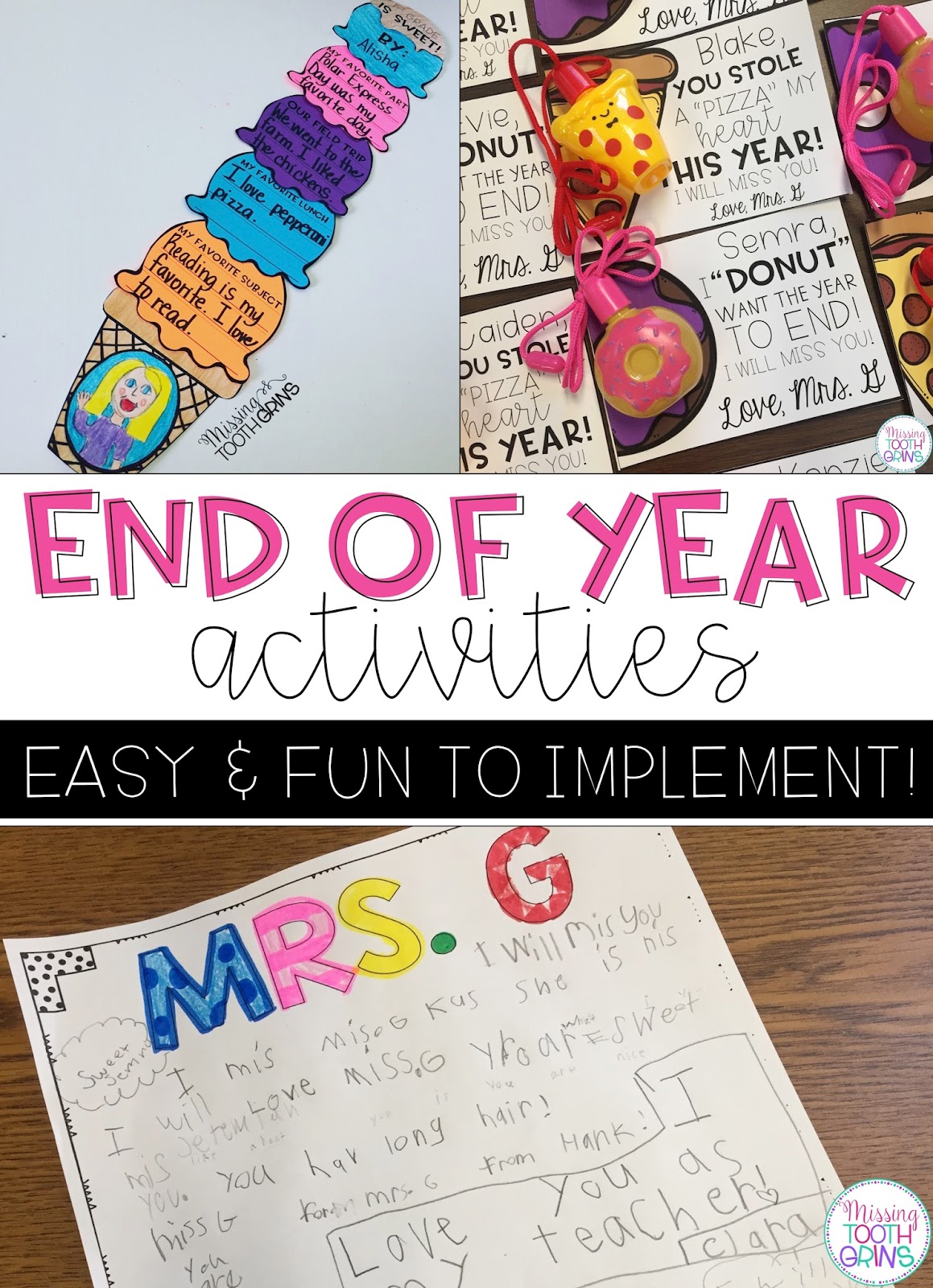 Free End Of The Year Activities For 4th Grade