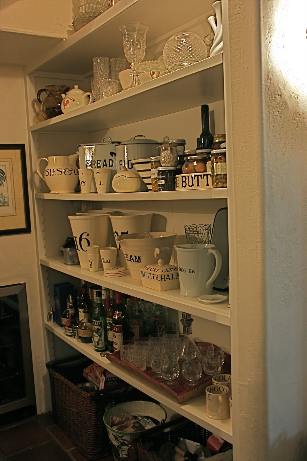 vignette design Kitchen Cabinets vs Open Shelves and the 