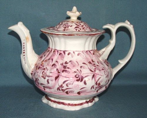 Pink Luster Teapot