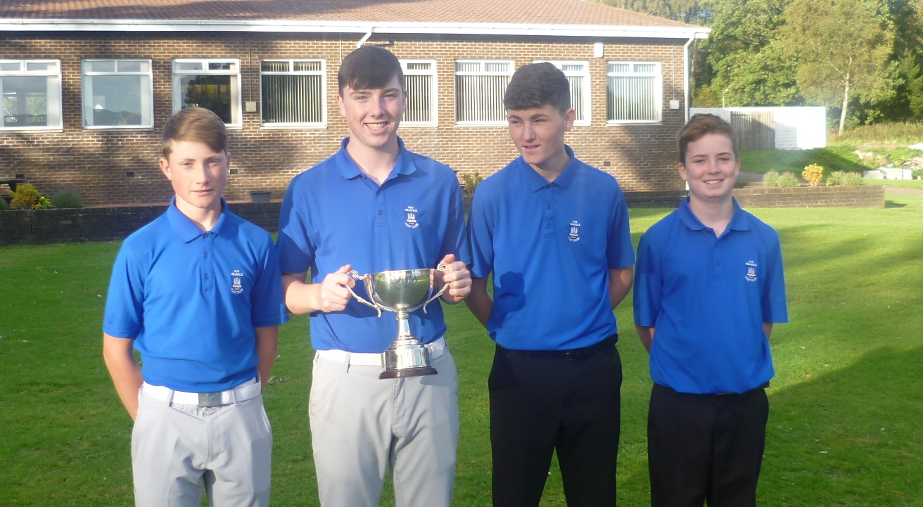 AYRSHIRE GOLF AYRSHIRE JUNIOR GOLF LEAGUE Ayr Belleisle win the Wallace Thornton Trophy