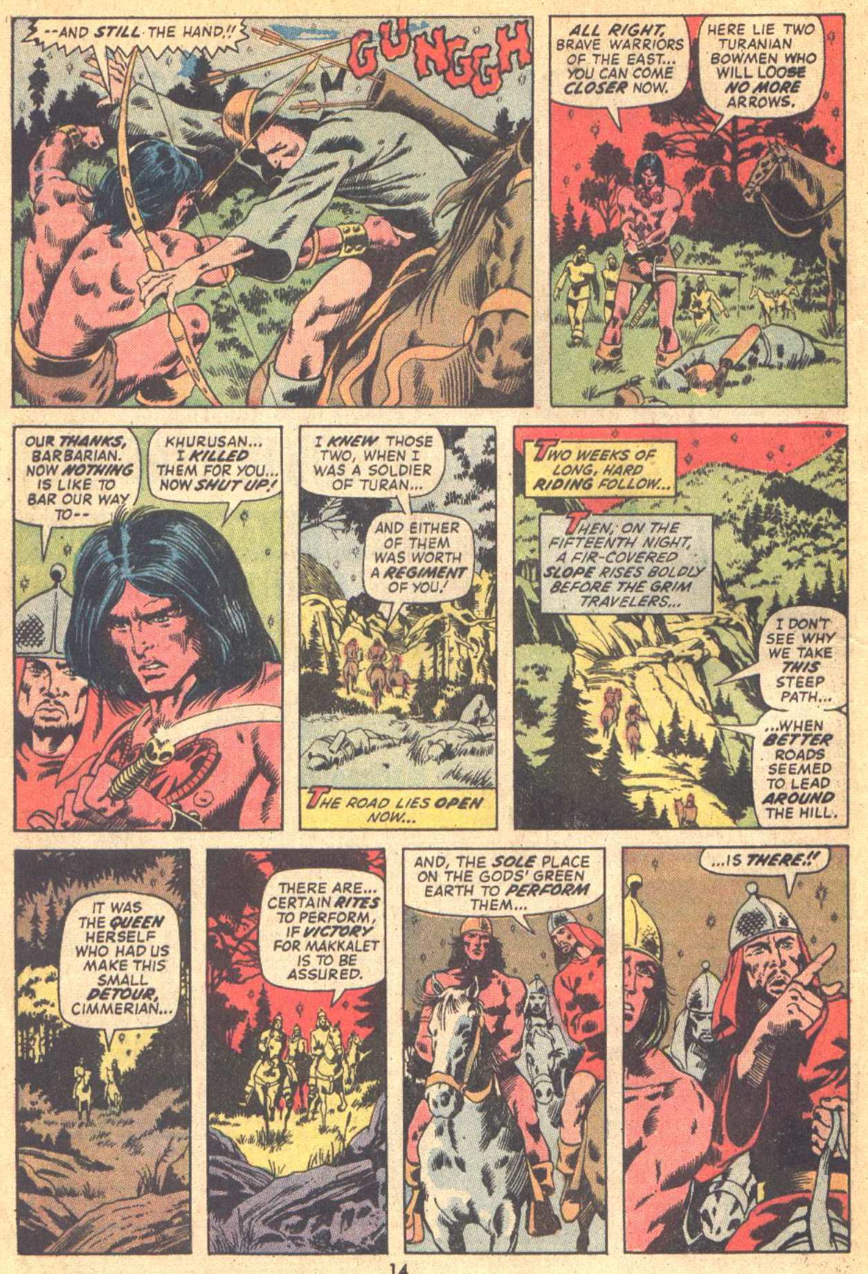 Read online Conan the Barbarian (1970) comic -  Issue #21 - 11