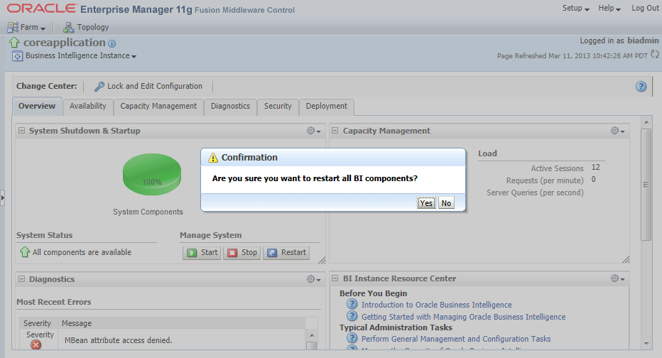Adventures in OBIEE How to Enable Usage Tracking on OBIEE 11g (11.1.1.6.5)