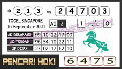 Bocoran prediksi singapura