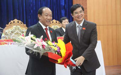 Ong Nguyen Ngoc Quang tai cu Chu tich HDND tinh Quang Nam - Anh 2