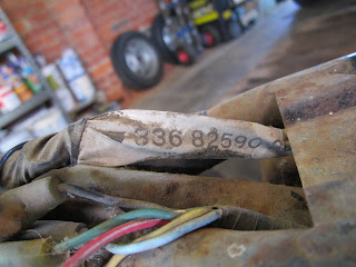 Part number tag still on the original wiring harness Yamaha LS3
