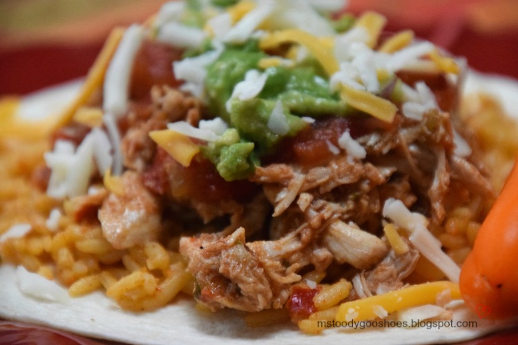 SLOW COOKER CHICKEN TACOS | Ms. Toody Goo Shoes