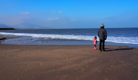 Kerry, Ireland, ranta, Isä ja tytär, Nokian saappaat