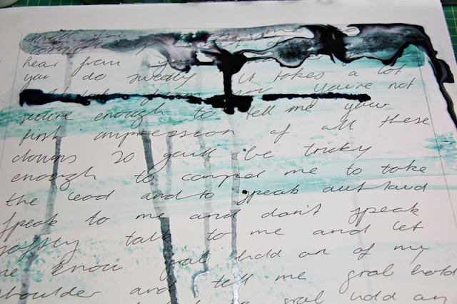 Mixed Media Montag | Mixed Media-Hintergrund mit verstecktem Journaling erstellen | www.danipeuss.de