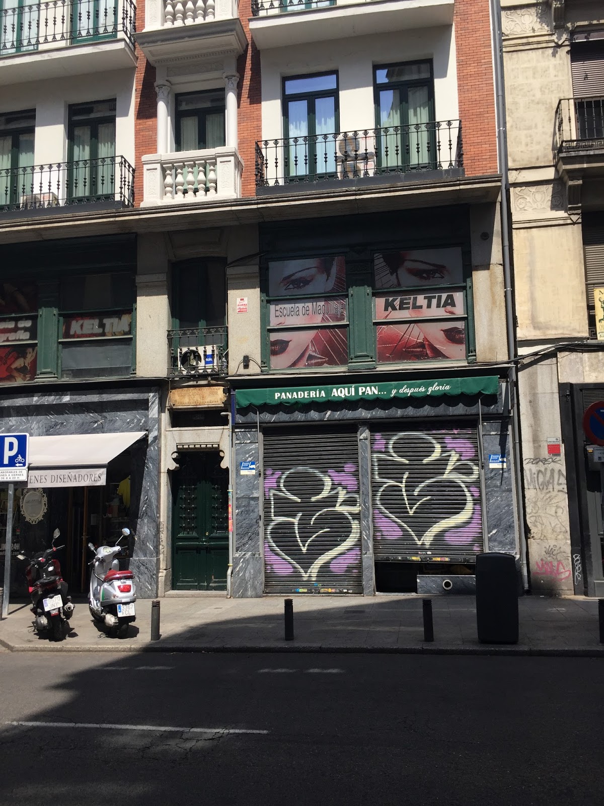 Madrid street graffiti
